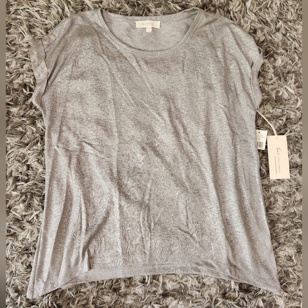 Vince Camuto Silver Top